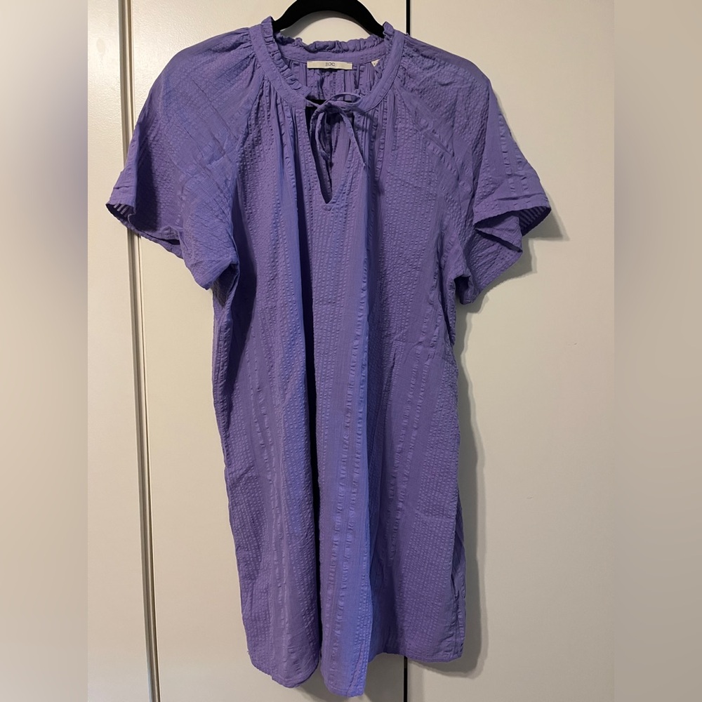 Esprit Purple Short Sleeve Dress Size Small